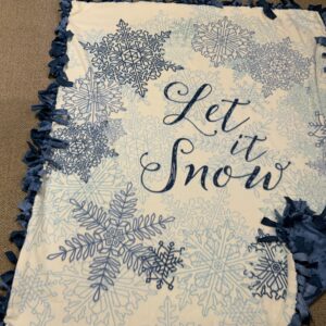 Let It Snow: Snowflakes (72" x 60")